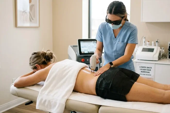 Lower Back Laser Hair Removal